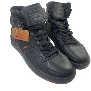 Levi's Mens 520 BB Hi FM Fashion Black Hightop Sneaker Shoe Size 12